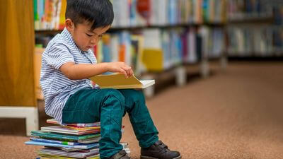 兒童最好就是多看書